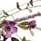 20" Garden Accents Purple Daisy Wreath